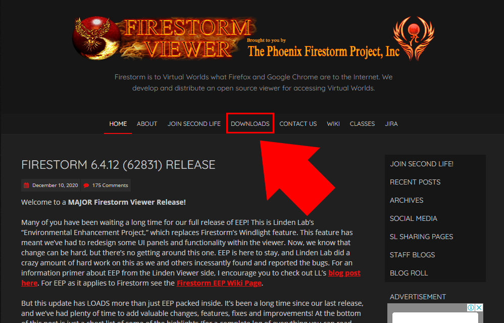 second life firestorm viewer